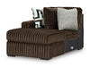 Midnight-Madness Sectional with Chaise - Abundant Home Collections