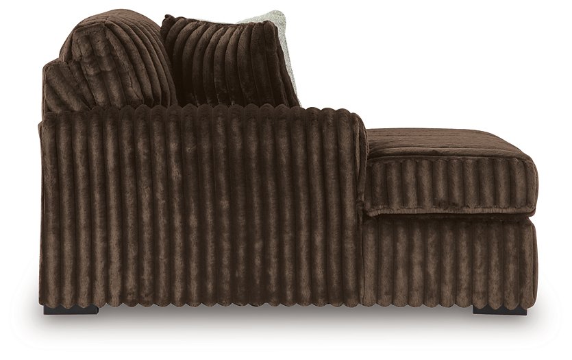 Midnight-Madness Sectional with Chaise - Abundant Home Collections