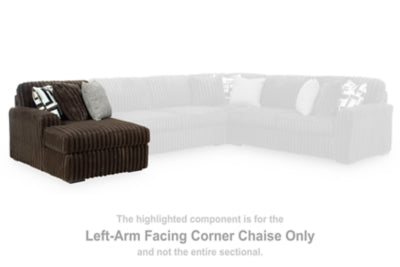 Midnight-Madness Sectional with Chaise - Abundant Home Collections