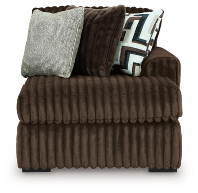 Midnight-Madness Sectional with Chaise - Abundant Home Collections
