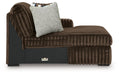 Midnight-Madness Sectional with Chaise - Abundant Home Collections