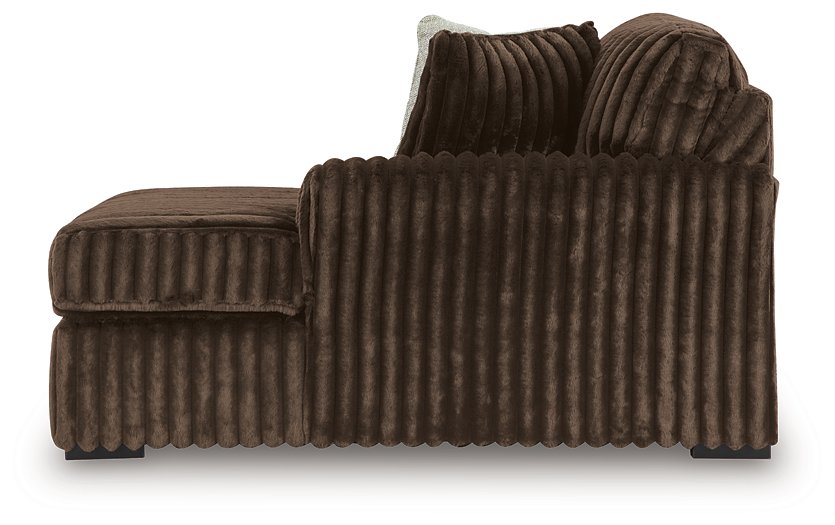 Midnight-Madness Sectional with Chaise - Abundant Home Collections