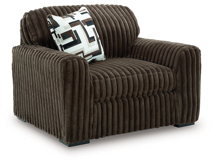 Midnight-Madness Oversized Chair - Abundant Home Collections
