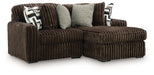 Midnight-Madness Sectional with Chaise - Abundant Home Collections