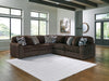 Midnight-Madness Sectional - Abundant Home Collections