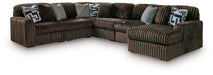 Midnight-Madness Sectional with Chaise - Abundant Home Collections