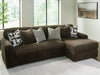 Midnight-Madness Sectional Sofa with Chaise - Abundant Home Collections