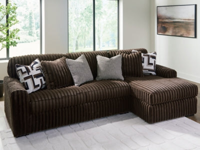 Midnight-Madness Sectional Sofa with Chaise - Abundant Home Collections