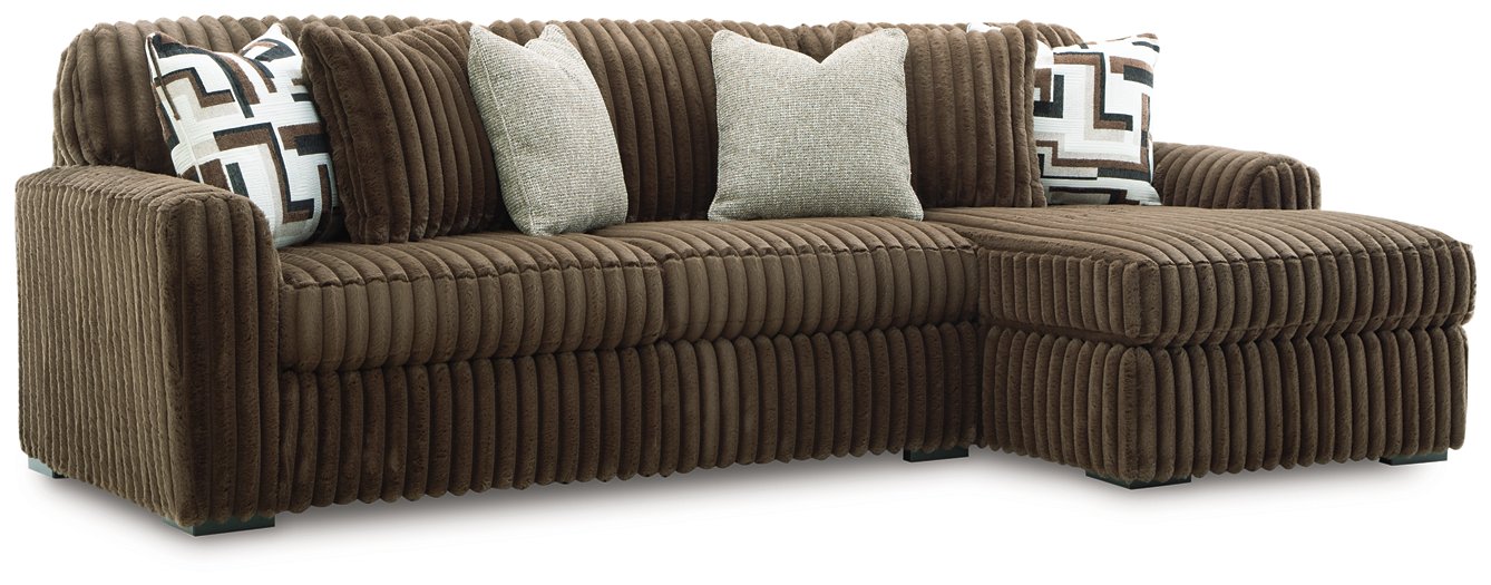 Midnight-Madness Sectional Sofa with Chaise - Abundant Home Collections
