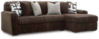 Midnight-Madness Sectional Sofa with Chaise - Abundant Home Collections