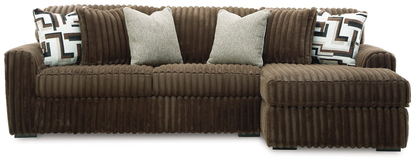 Midnight-Madness Sectional Sofa with Chaise - Abundant Home Collections