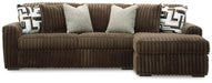 Midnight-Madness Sectional Sofa with Chaise - Abundant Home Collections