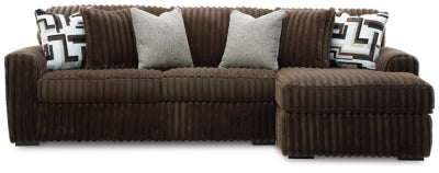 Midnight-Madness Sectional Sofa with Chaise - Abundant Home Collections