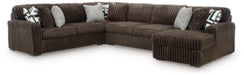 Midnight-Madness Sectional with Chaise - Abundant Home Collections