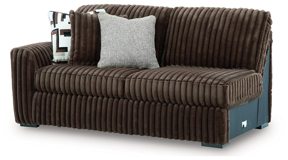 Midnight-Madness Sectional with Chaise - Abundant Home Collections