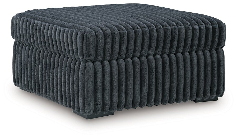 Midnight-Madness Oversized Accent Ottoman - Abundant Home Collections