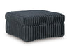 Midnight-Madness Oversized Accent Ottoman - Abundant Home Collections