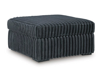 Midnight-Madness Oversized Accent Ottoman - Abundant Home Collections
