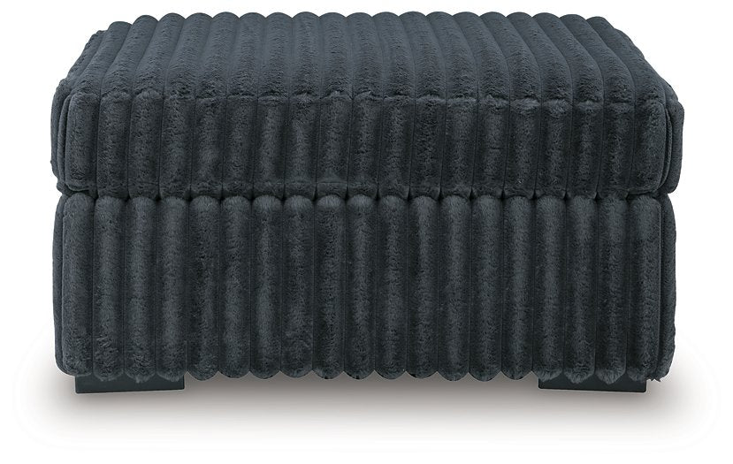 Midnight-Madness Oversized Accent Ottoman - Abundant Home Collections