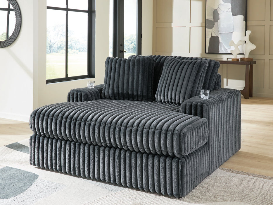 Midnight-Madness Oversized Chaise - Abundant Home Collections