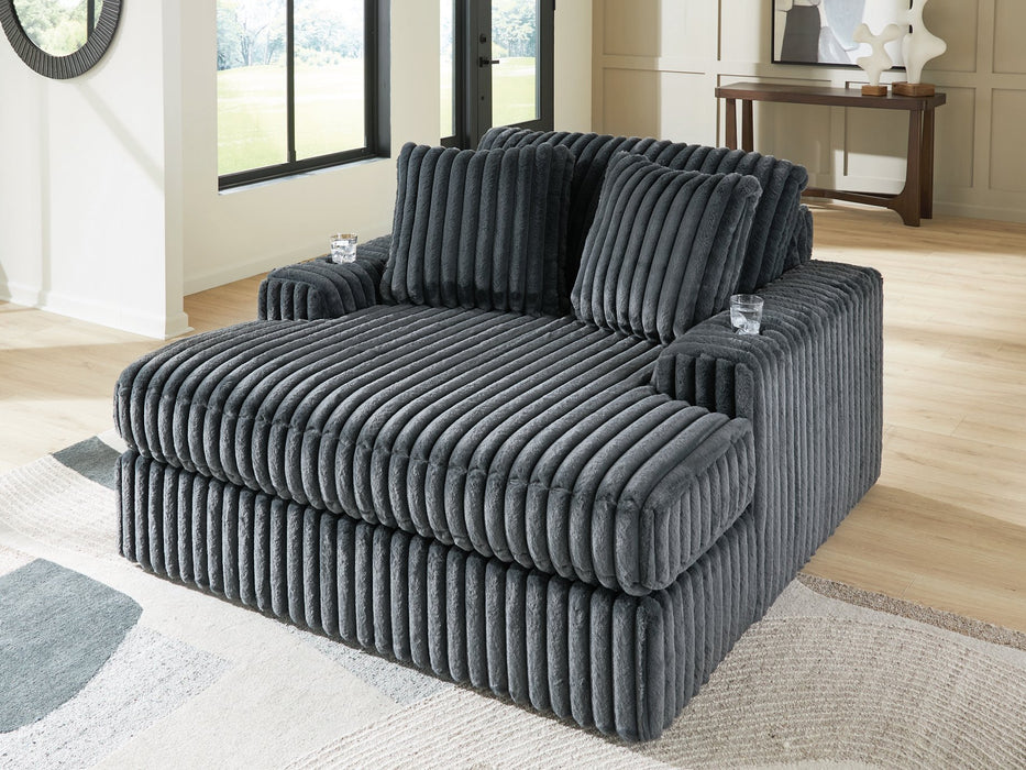 Midnight-Madness Oversized Chaise - Abundant Home Collections