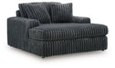 Midnight-Madness Oversized Chaise - Abundant Home Collections