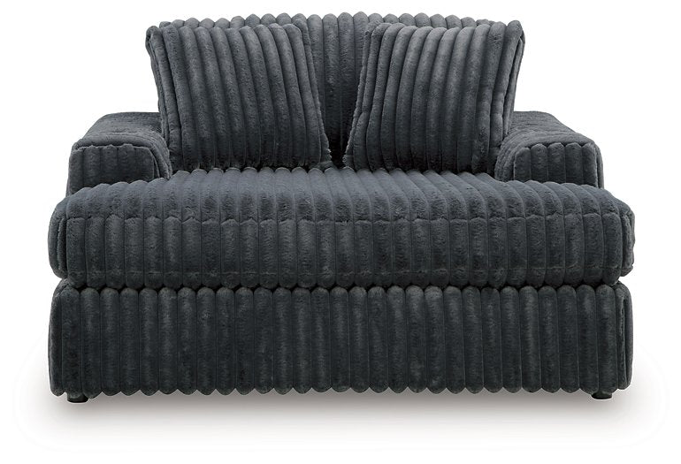 Midnight-Madness Oversized Chaise - Abundant Home Collections