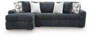 Midnight-Madness Sectional Sofa with Chaise - Abundant Home Collections