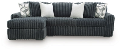 Midnight-Madness Sectional Sofa with Chaise - Abundant Home Collections