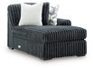 Midnight-Madness Sectional Sofa with Chaise - Abundant Home Collections