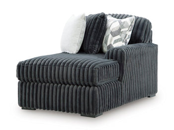 Midnight-Madness Sectional Sofa with Chaise - Abundant Home Collections