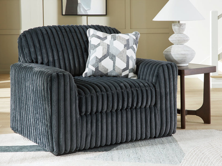 Midnight-Madness Oversized Chair - Abundant Home Collections