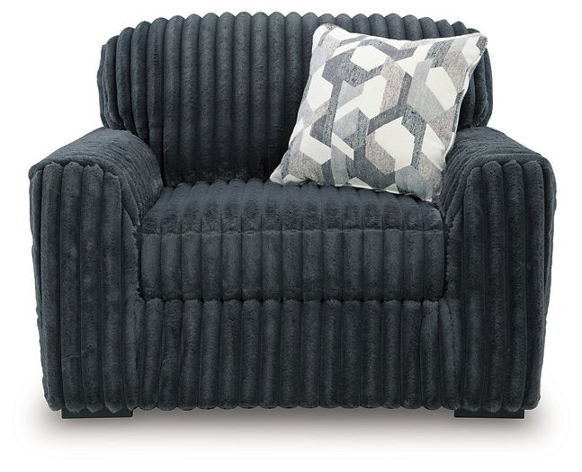 Midnight-Madness Oversized Chair - Abundant Home Collections