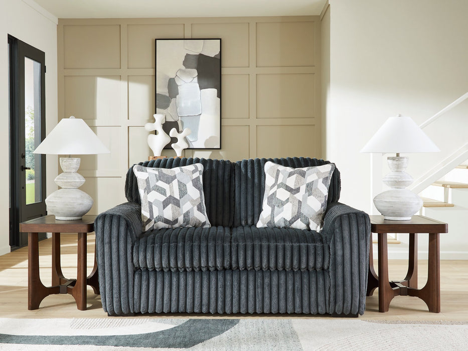 Midnight-Madness Loveseat - Abundant Home Collections