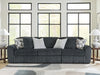 Midnight-Madness Sectional Sofa - Abundant Home Collections