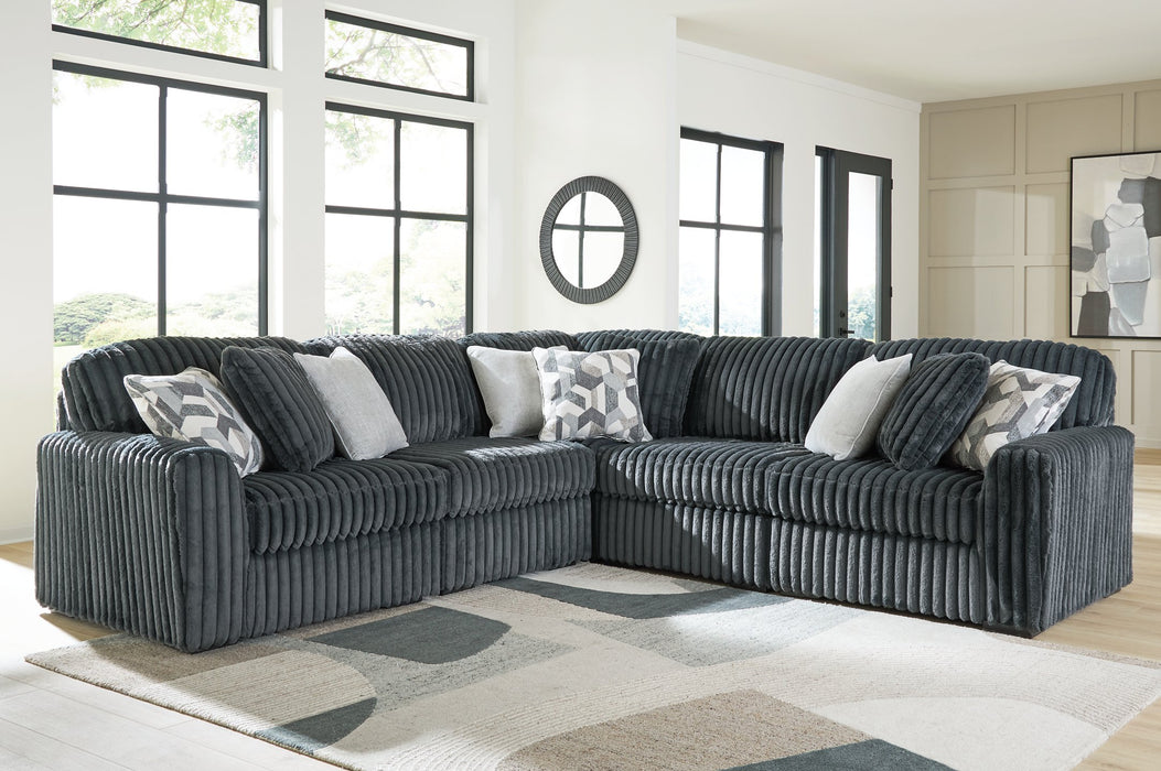 Midnight-Madness Sectional - Abundant Home Collections