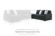 Midnight-Madness Sectional Sofa with Chaise - Abundant Home Collections
