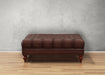 Aliso Leather Ottoman