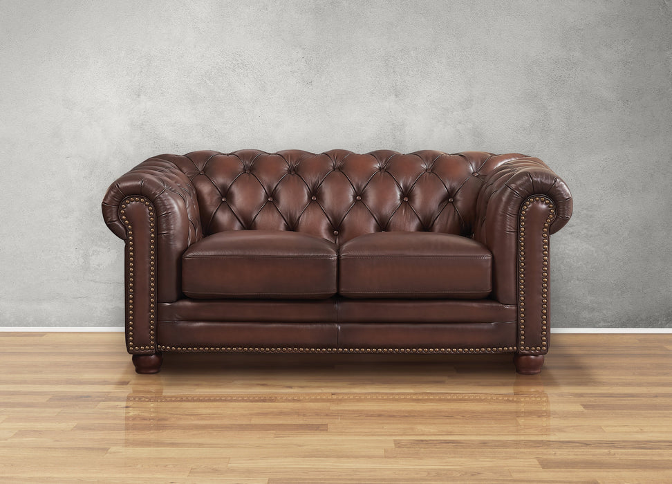 Aliso Leather Loveseat