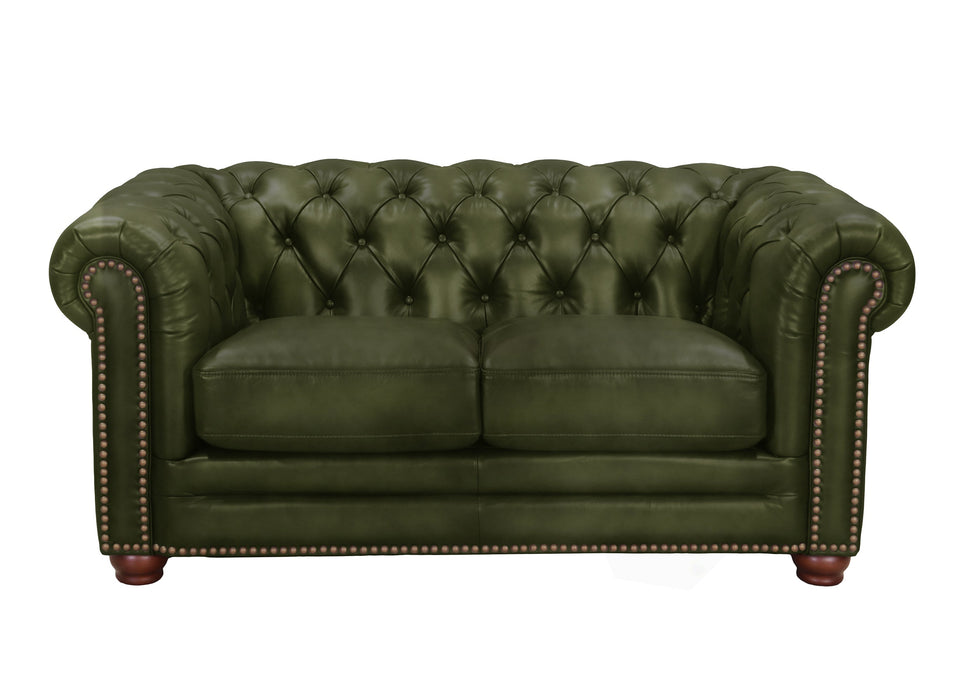 Aliso Leather Loveseat