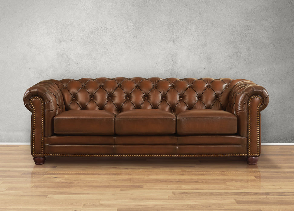 Aliso Leather Loveseat