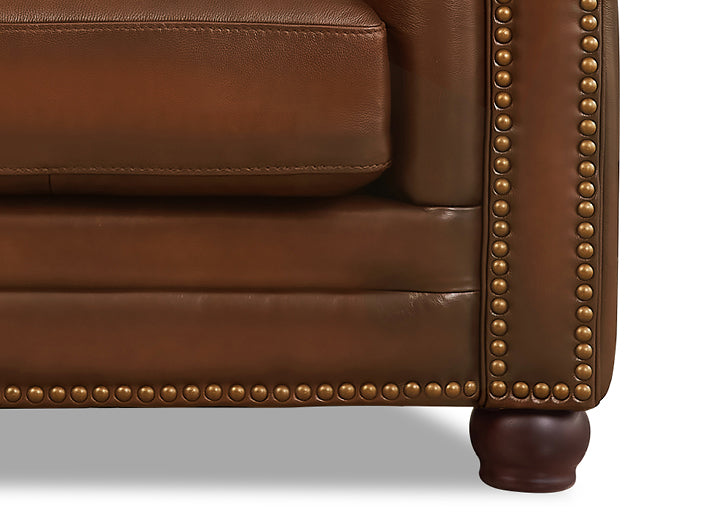 Aliso Leather Loveseat