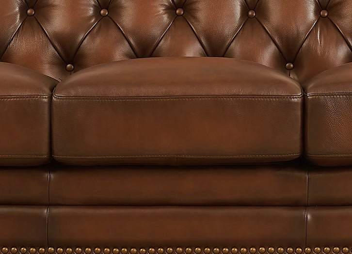 Aliso Leather Loveseat
