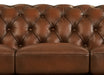 Aliso Leather Ottoman