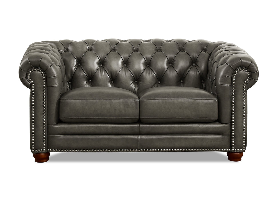 Aliso Leather Loveseat