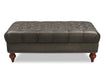 Aliso Leather Ottoman