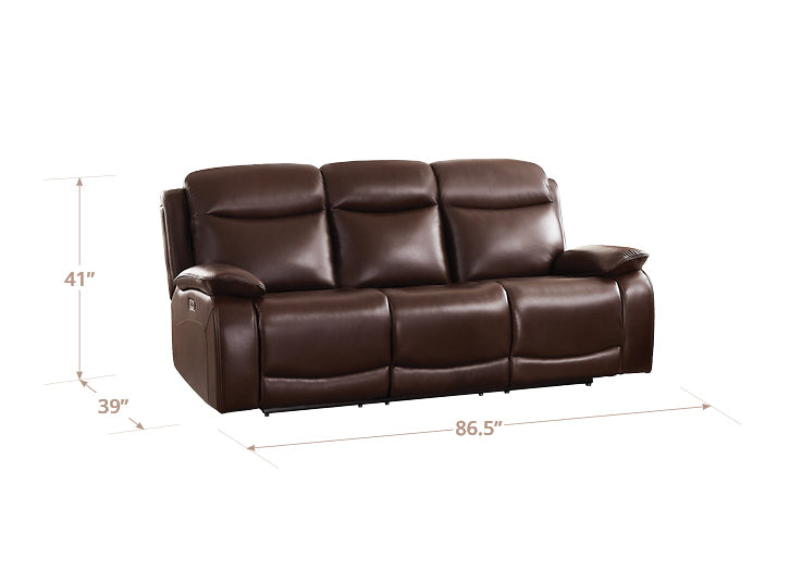 Jackson With Leather Reclining Loveseat