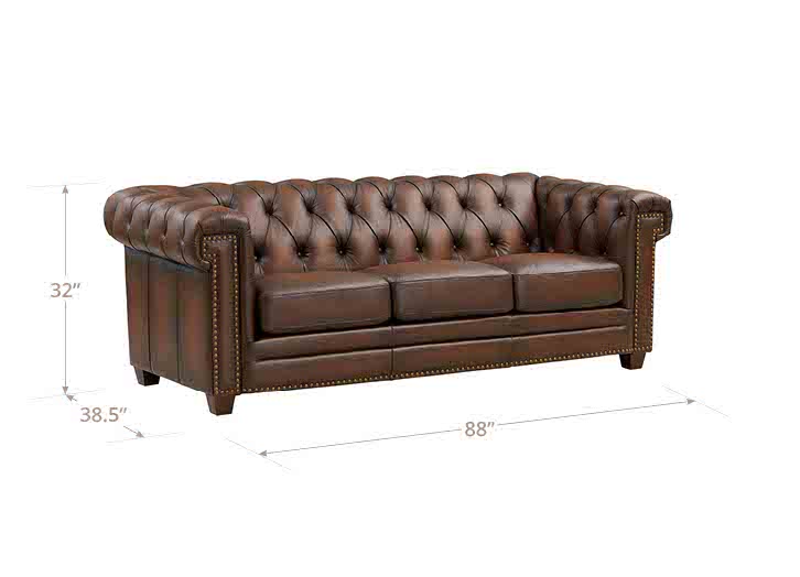 Stanwood Leather Loveseat