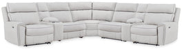 Social Pointe Reclining Sectional with Storage Consoles - Abundant Home Collections