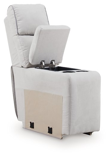 Social Pointe Reclining Sectional with Storage Consoles - Abundant Home Collections